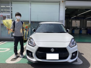 ご納車誠におめでとうございます！　スイフトスポーツ